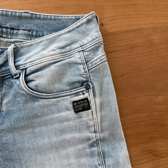 G-Star Midge Cody Skinny Jeans in Light Blue (Size 28 Tall) - Picture 6 of 13